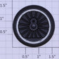 Lionel 8702-20 Plain End Wheel with White Painted Rim