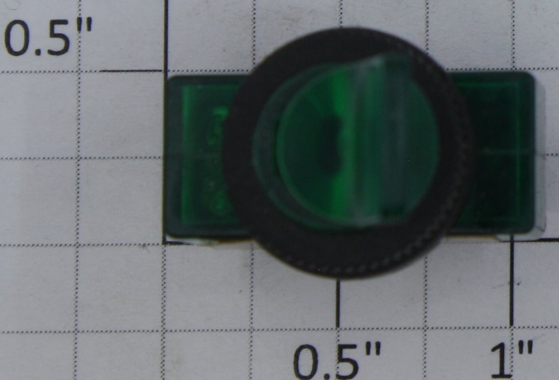 Acme 0826-17 SPDT On/Off Green Duckbill Illuminated Toggle Switch 12VDC