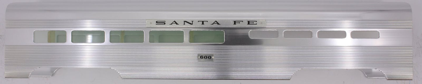 Lionel 39139-7 #600 Santa Fe Aluminum Diner Shell