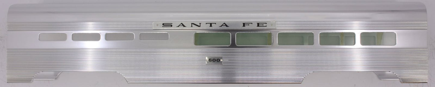 Lionel 39139-7 #600 Santa Fe Aluminum Diner Shell