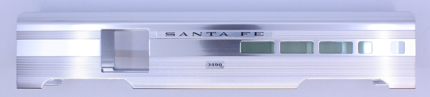 Lionel 39135-7 #3490 Aluminum Santa Fe Combo Car Shell