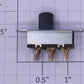 StackPole 3969-303 Black DTDP On/Off Slide Switch