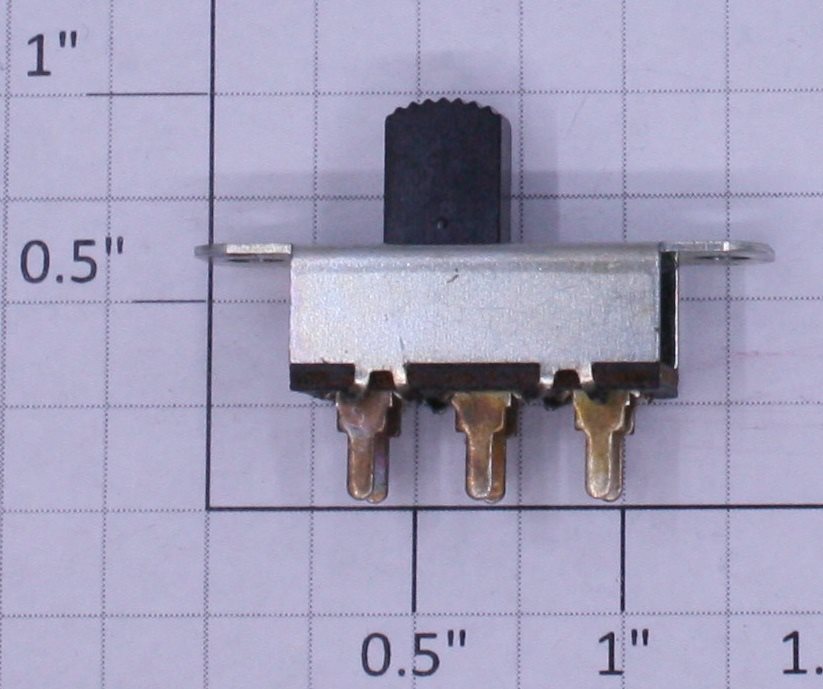 StackPole 3969-303 Black DTDP On/Off Slide Switch