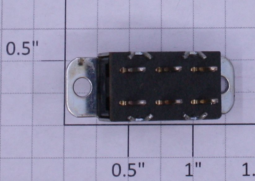 StackPole 3969-303 Black DTDP On/Off Slide Switch