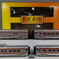 MTH 30-67057 O Santa Fe 60' Streamlined Passenger Set (Set of 4) LN/Box
