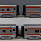 MTH 30-67057 O Santa Fe 60' Streamlined Passenger Set (Set of 4) LN/Box