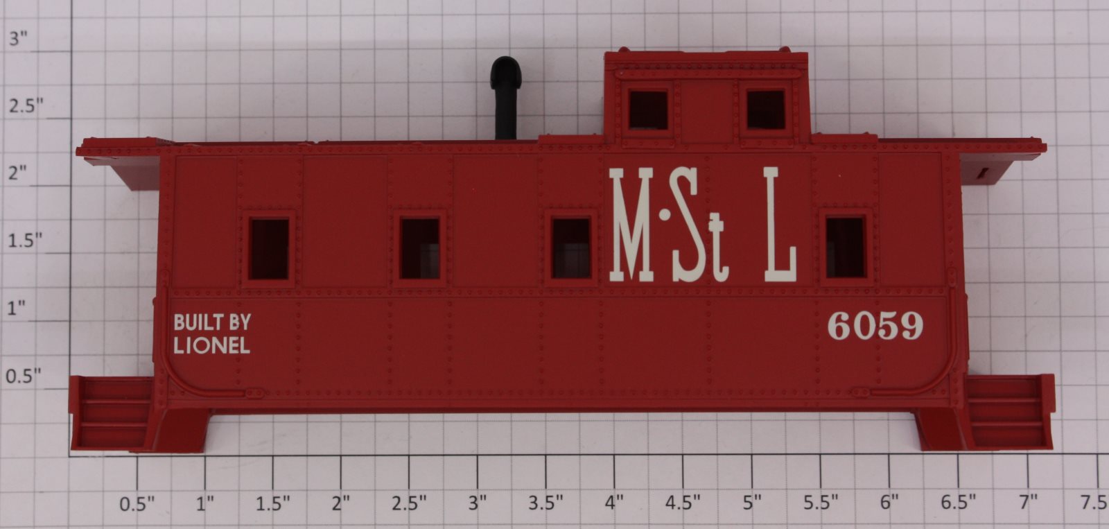 Lionel 27751-2 M.St L Caboose Shell without End Rails