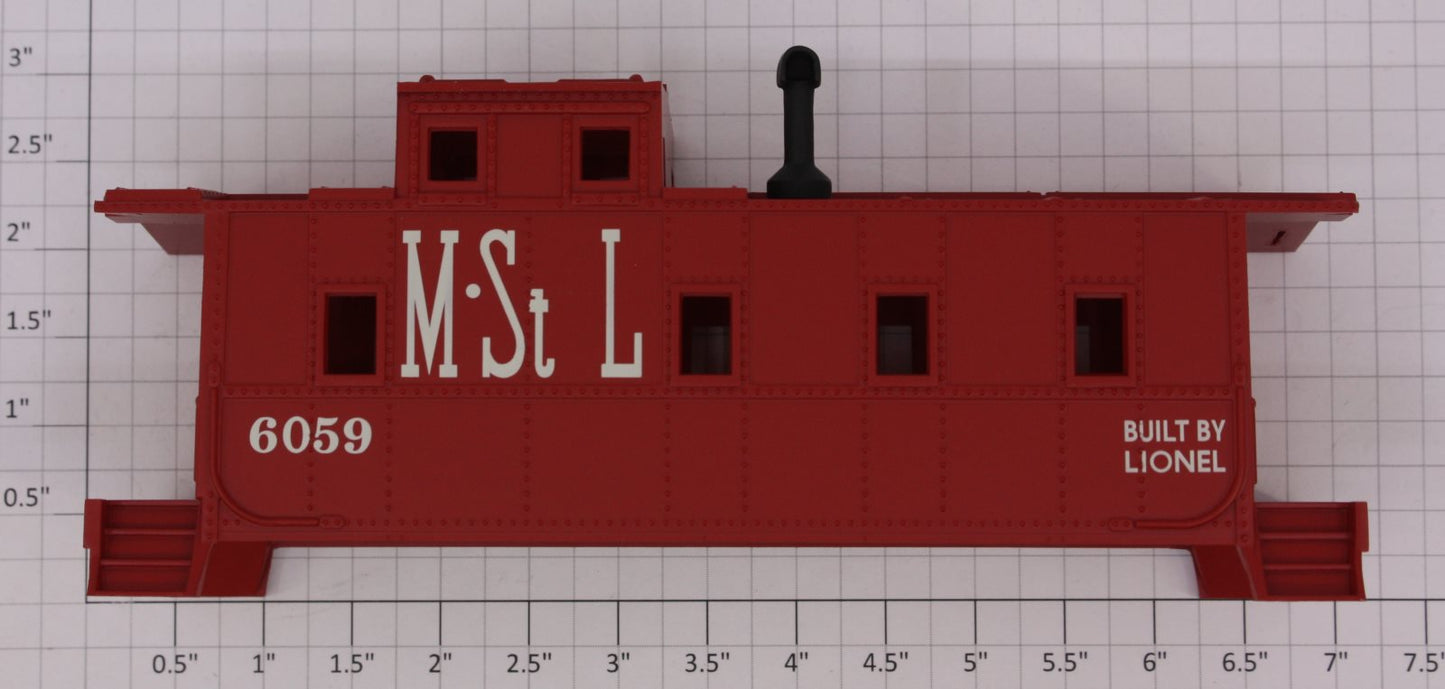 Lionel 27751-2 M.St L Caboose Shell without End Rails