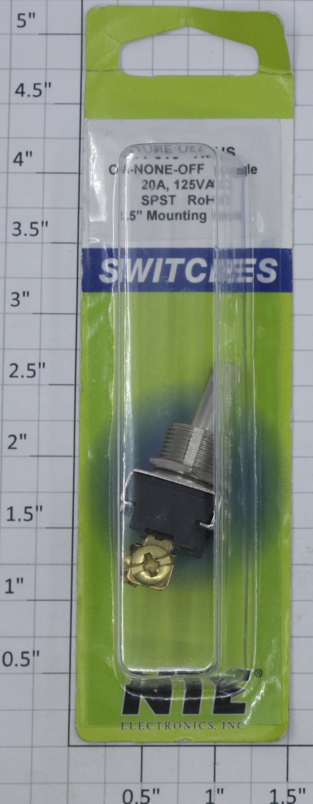 Acme 54-610 SPST On/None/Off Toggle Switch 20A @ 125VAC in Seperate Sale Box