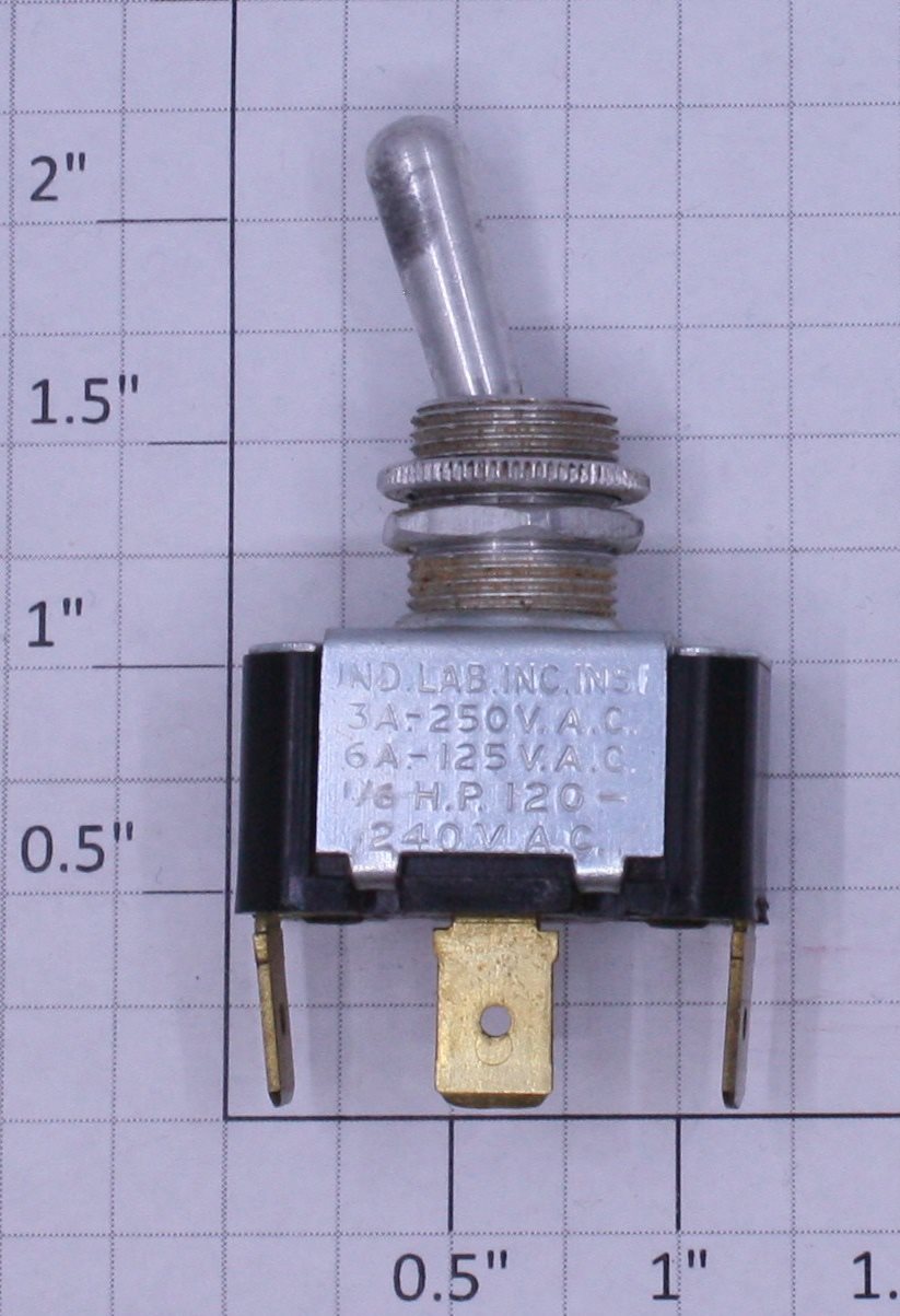 Acme IND0826 SPDT Toggle Switch 6A @ 125VAC 1/6 HP