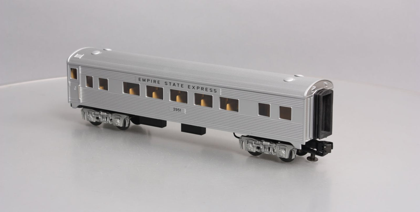 MTH 30-6119 O Gauge NYC Empire State Express Streamlined Passenger Car #2951 LN/Box