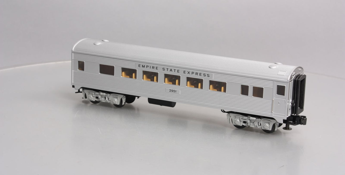 MTH 30-6119 O Gauge NYC Empire State Express Streamlined Passenger Car #2951 LN/Box
