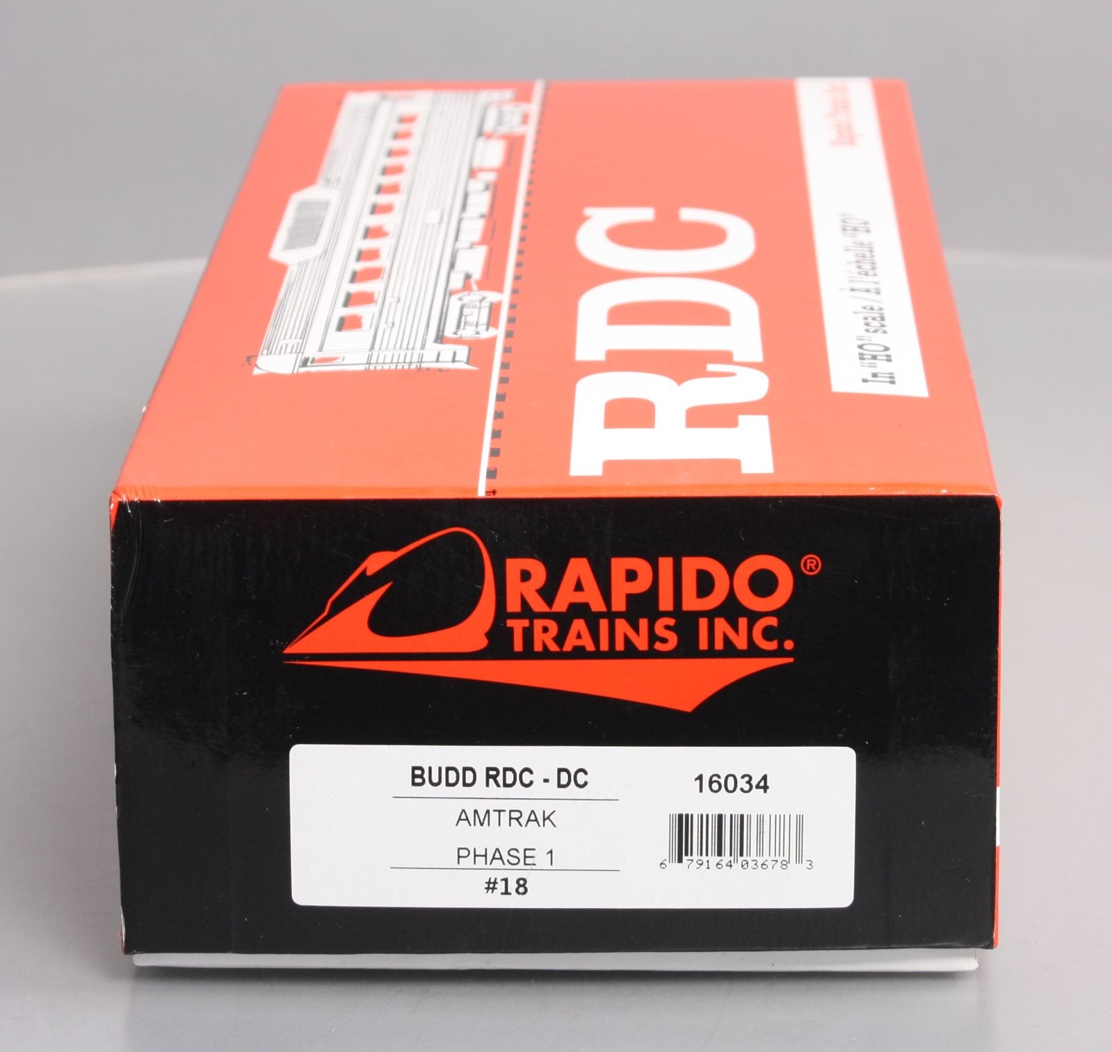 Rapido Trains 16034 HO Amtrak Budd RDC-1 Phase 1B #18