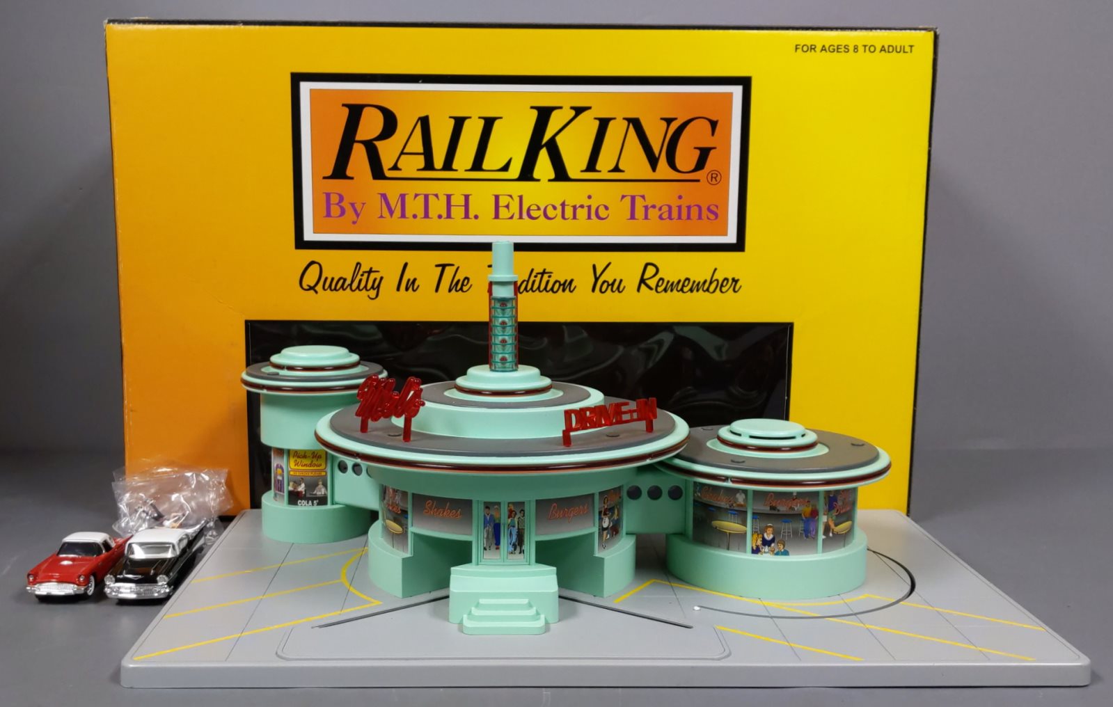 MTH 30-9105 O Mel's Operating Drive-In Restaurant LN/Box
