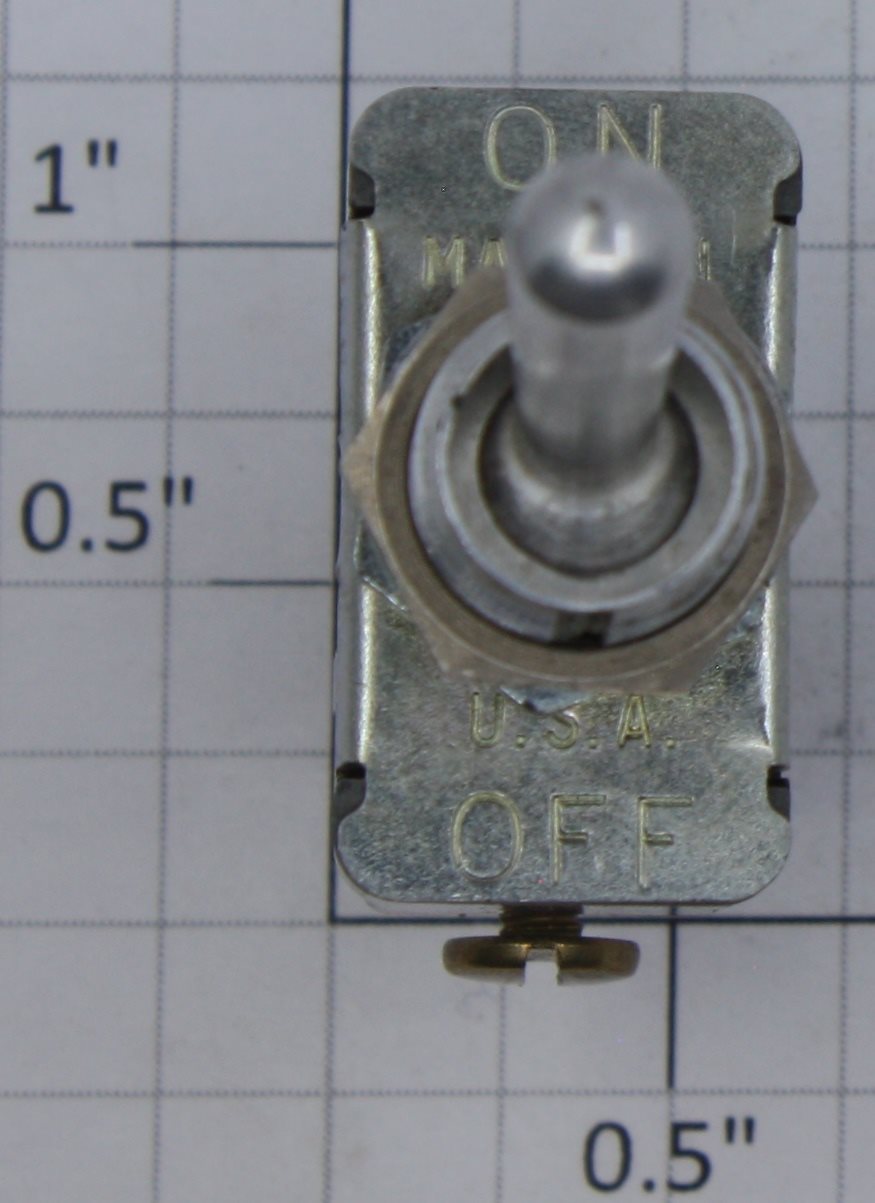 Acme 0826-01 SPST Heavy Duty Toggle Switch 10A @ 250VAC, 15A @ 125VAC 3/4 HP