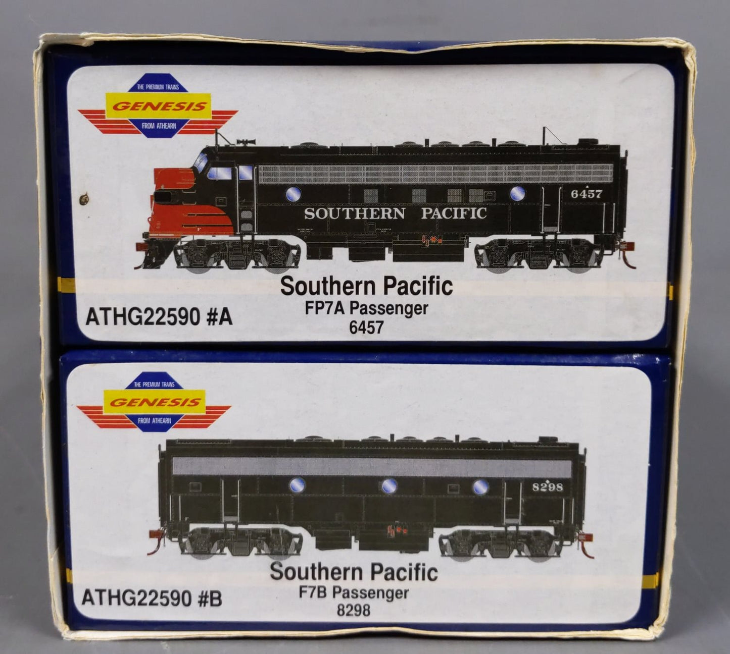 Athearn G22590 HO Southern Pacific EMD FP7A/F7B Diesel Loco Set #6457A/#8298B