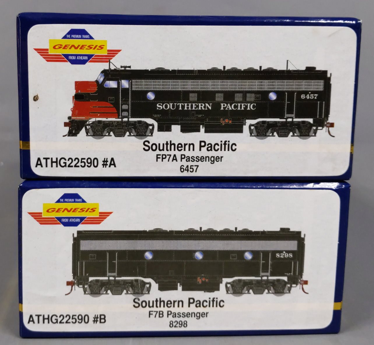 Athearn G22590 HO Southern Pacific EMD FP7A/F7B Diesel Loco Set #6457A/#8298B