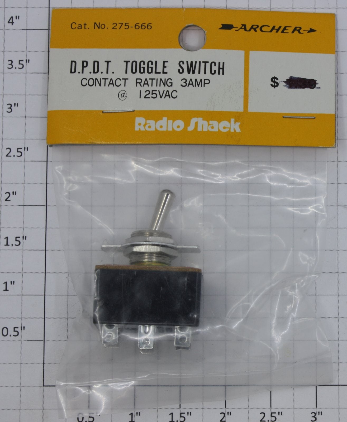 Radio Shack 275-666 DPDT Toggle Switch