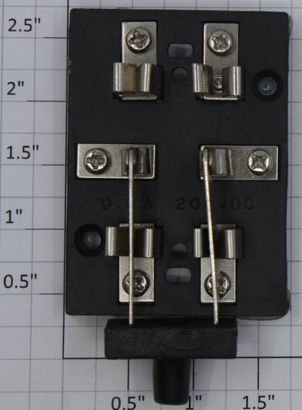 Radio Shack 275-1537X DPDT Knife Switch .5A @ 200VDC