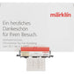 Marklin Z Care Berlin 10 J. Insider Club Freight Car 1993-2003 w/ Anniver. Pin LN/Box