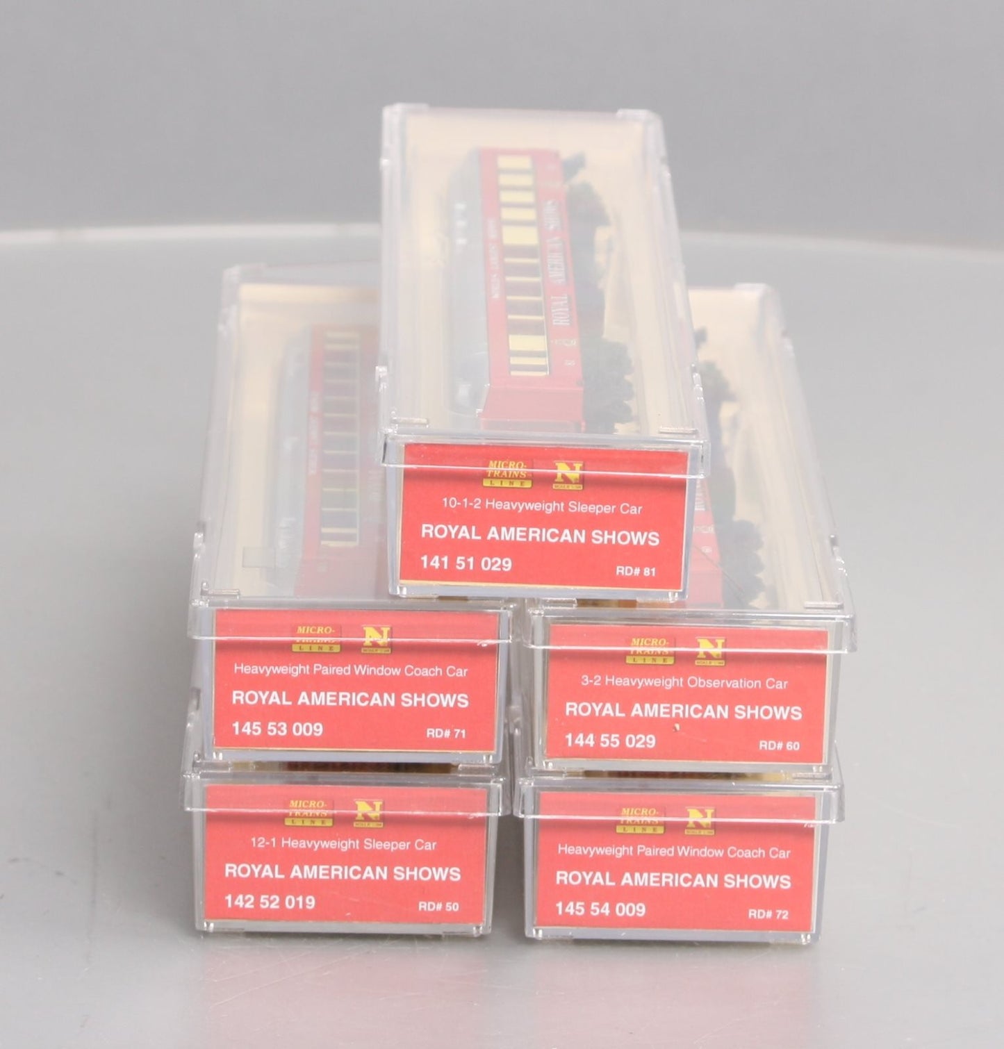 Micro-Trains 99301300 N Royal American Shows Heavyweight Passenger (Set of 5)
