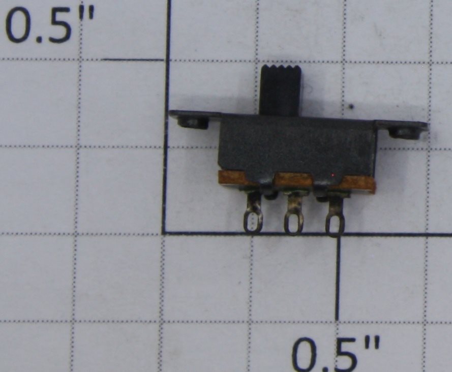 Lionel 23664-303 SPDT Miniature Slide Switch with Short Lever