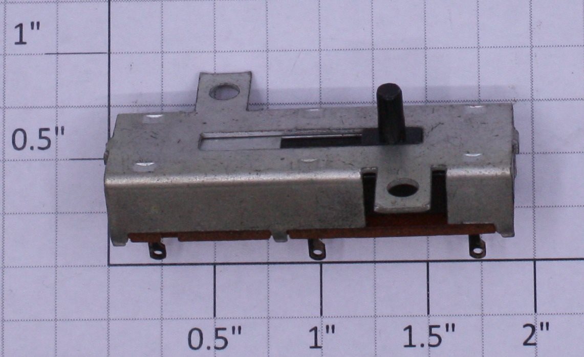 Acme 0827-12 Black DTDP Slide Switch