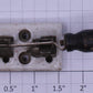 Acme 0827-16 Vintage SPST Knife Switch with Ceramic Base and Wooden Handle