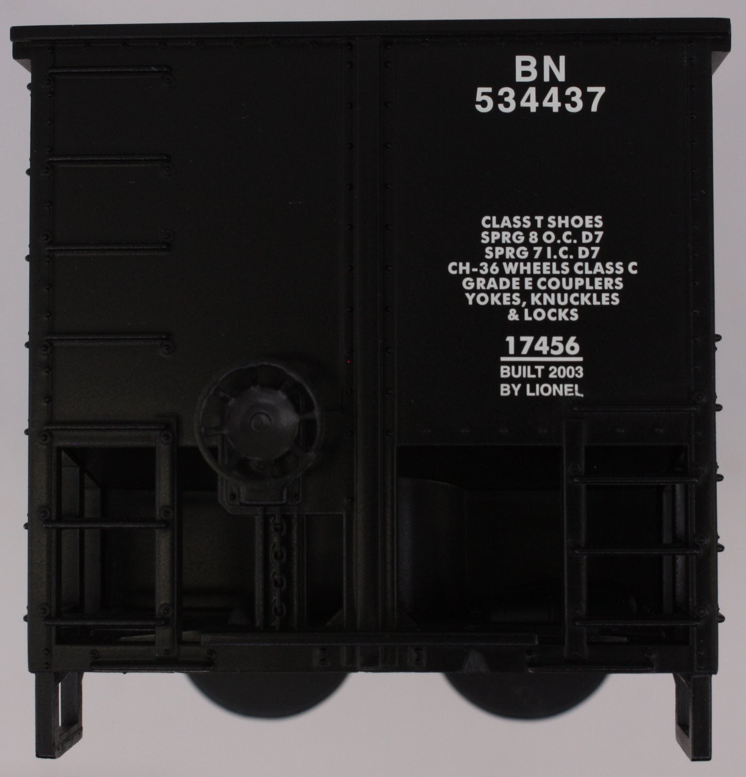 Lionel 17437-7 #534437 Burlington Northern Bathtub Gondola Body Shell