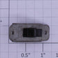 Acme 0827-03 Black SPST On/Off Slide Switch .75A @ 125VAC