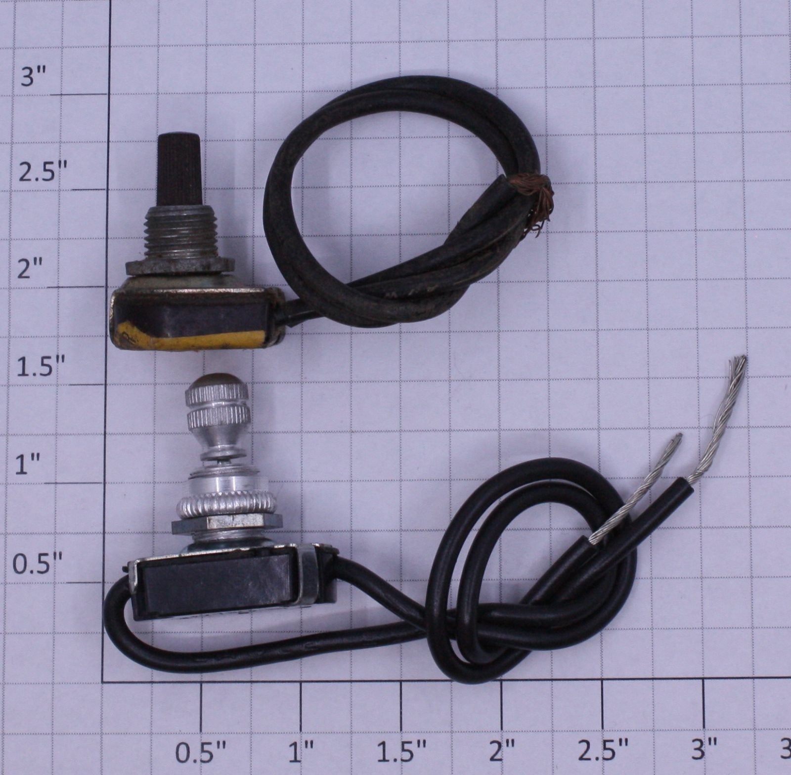 Acme 0827-10 Black Potentiometers with Leads (Pack of 2)