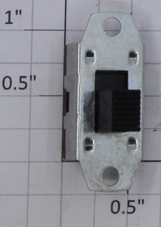StackPole 0827-01 Black SPST On/Off Slide Switch .5A @ 125VDC or 5.5A @ 250VAC
