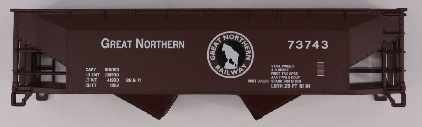 Lionel 22148-2 K-Line Great Northern Railway Tuscan Operating Hopper Shell