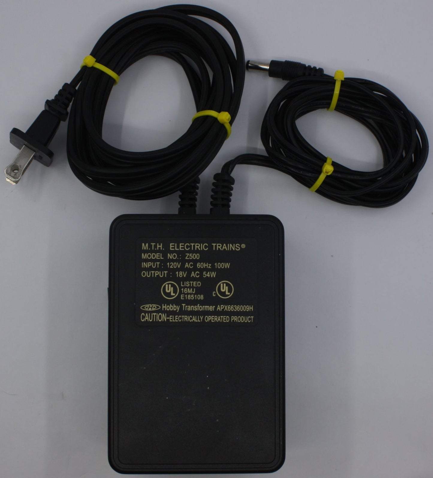 MTH Z-500 120V @ 100W to 18VAC @ 54W Transformer