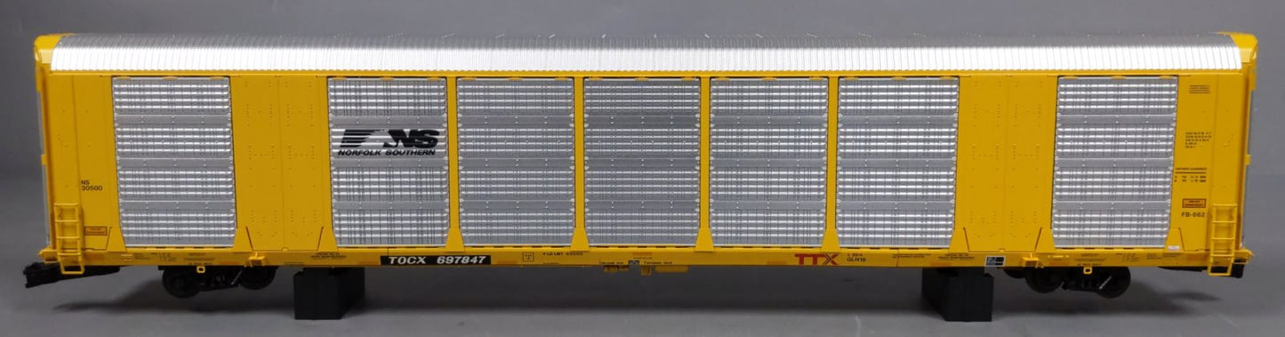 Atlas 3007423-3 O Norfolk Southern 3-Rail Gunderson Multi-Max Auto Rack #697775