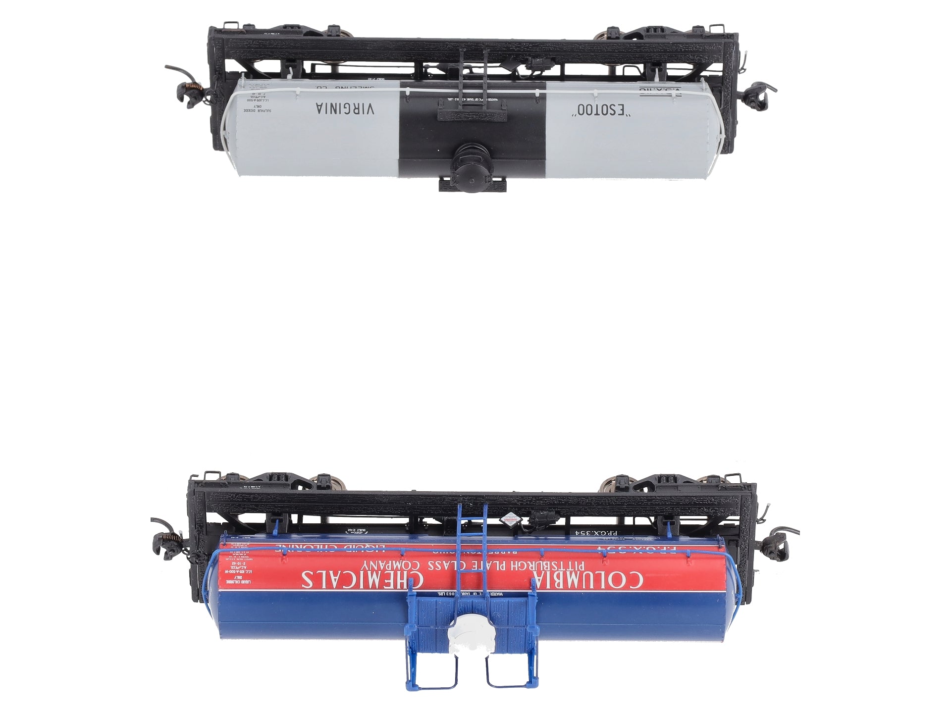 Broadway Limited 7661 HO PPGX/VSX 1940s Scheme 6000 Gallon Tank Car (Set of 2)