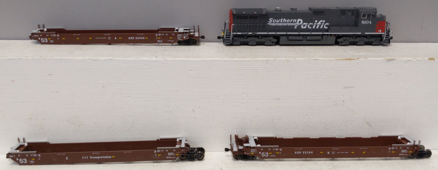 Kato 30-2009 HO Southern Pacific GE C44-9W Diesel Starter Train Set