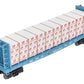 MTH 30-76489 O B&M Bulkhead Flat w/Lumber Load