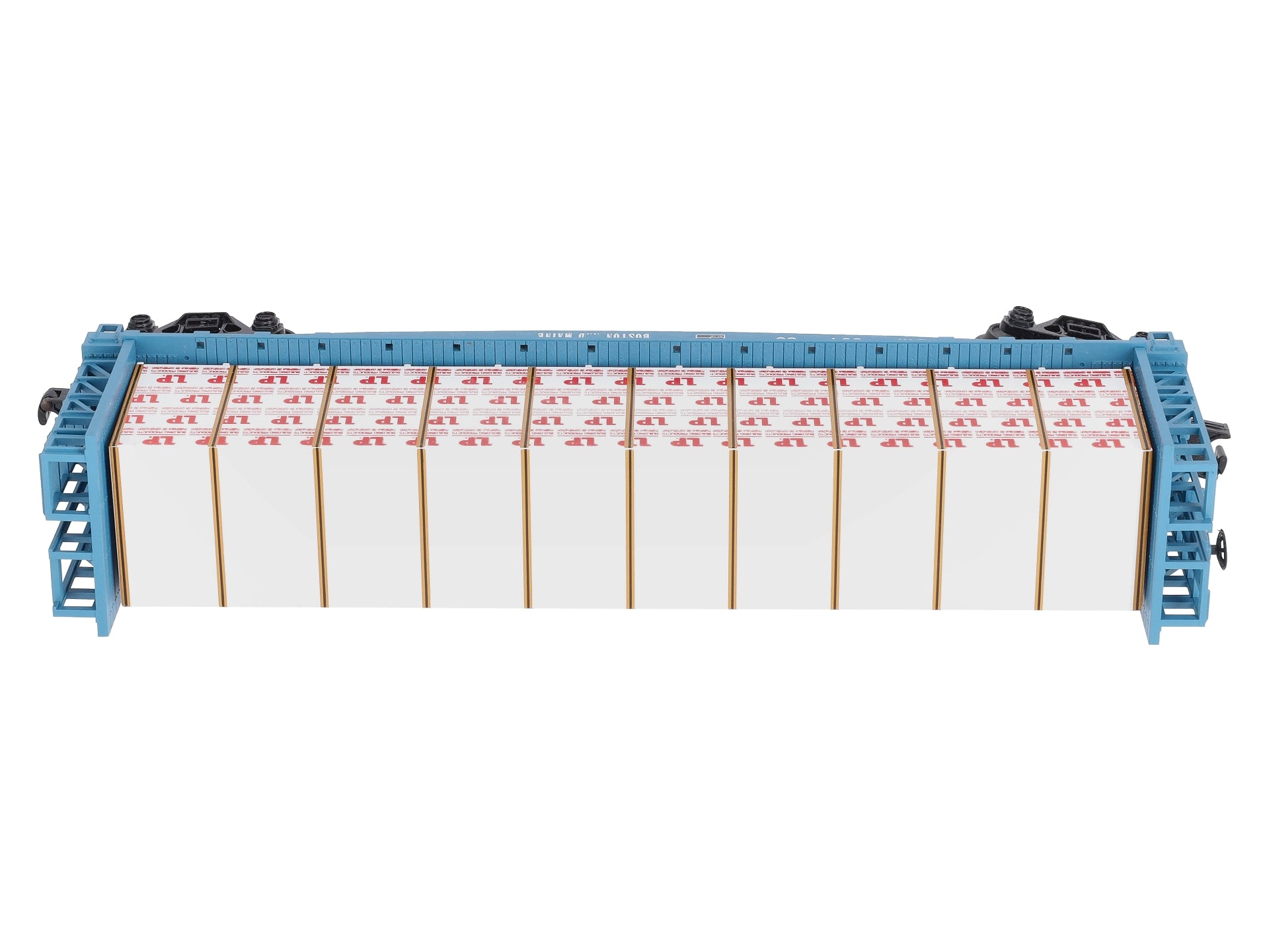 MTH 30-76489 O B&M Bulkhead Flat w/Lumber Load