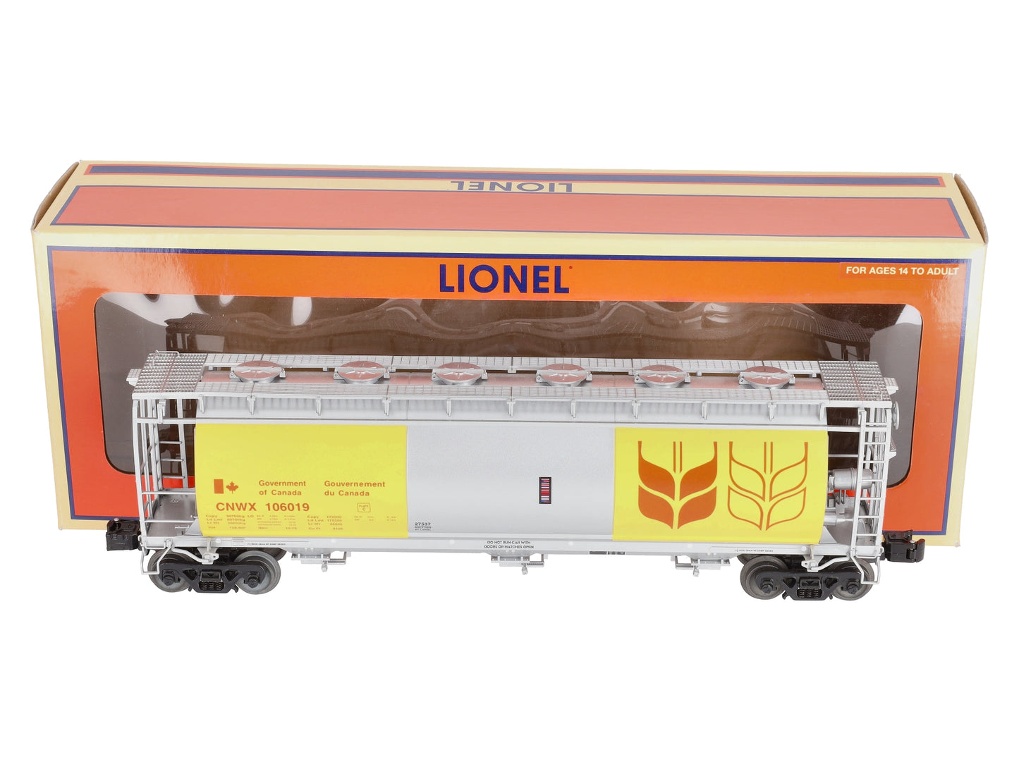 Lionel 6-27537 O Government Of Canada Cylindrical Hopper LN/Box