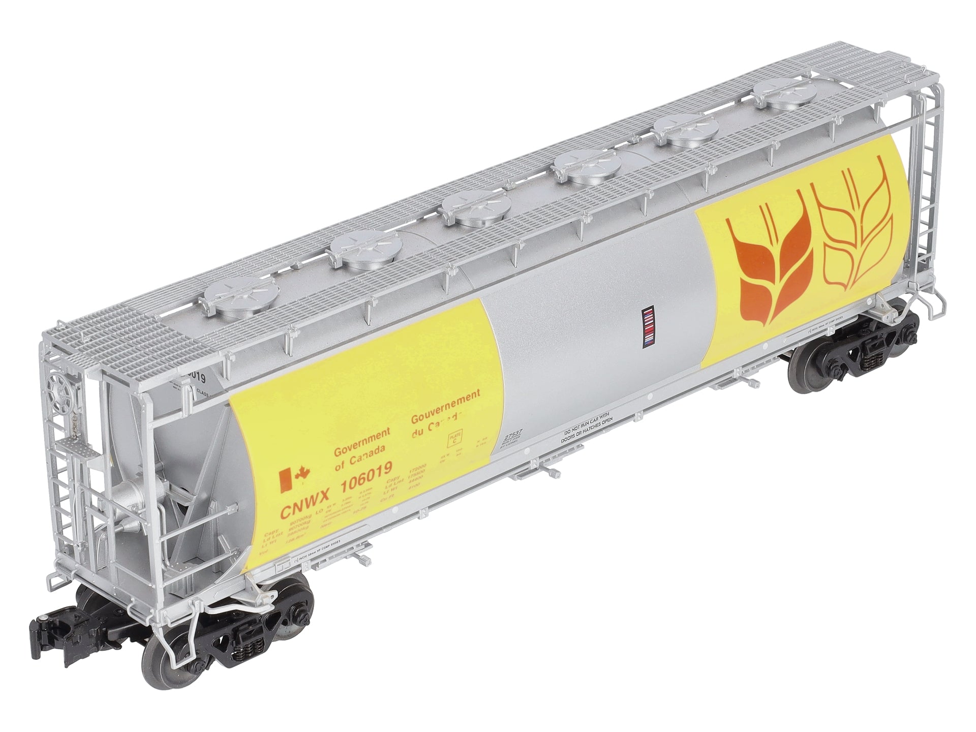 Lionel 6-27537 O Government Of Canada Cylindrical Hopper LN/Box