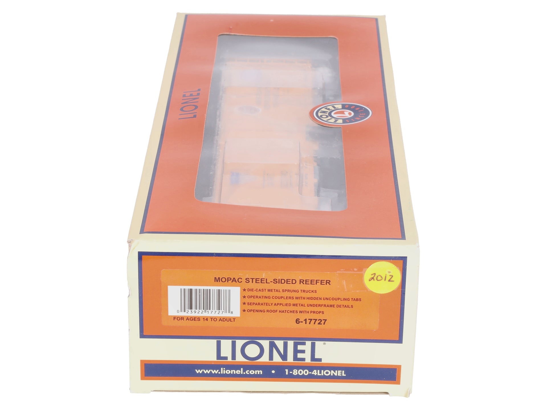 Lionel 6-17727 O Mopac/Wabash Steel-Sided Reefer #30790