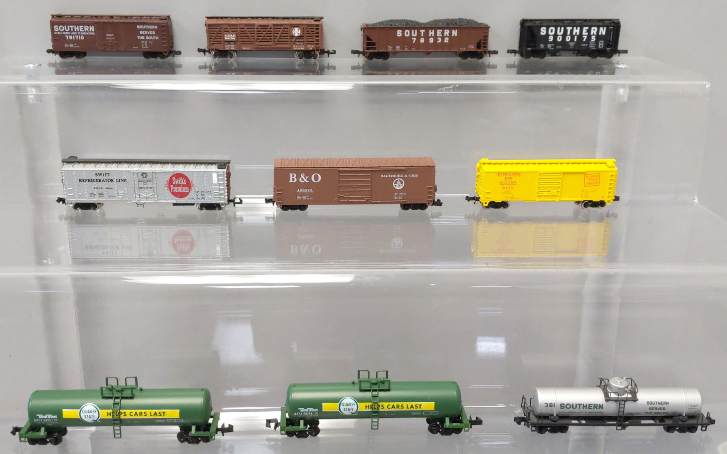 Life-Like & Other N Scale Freight Cars [10] VG
