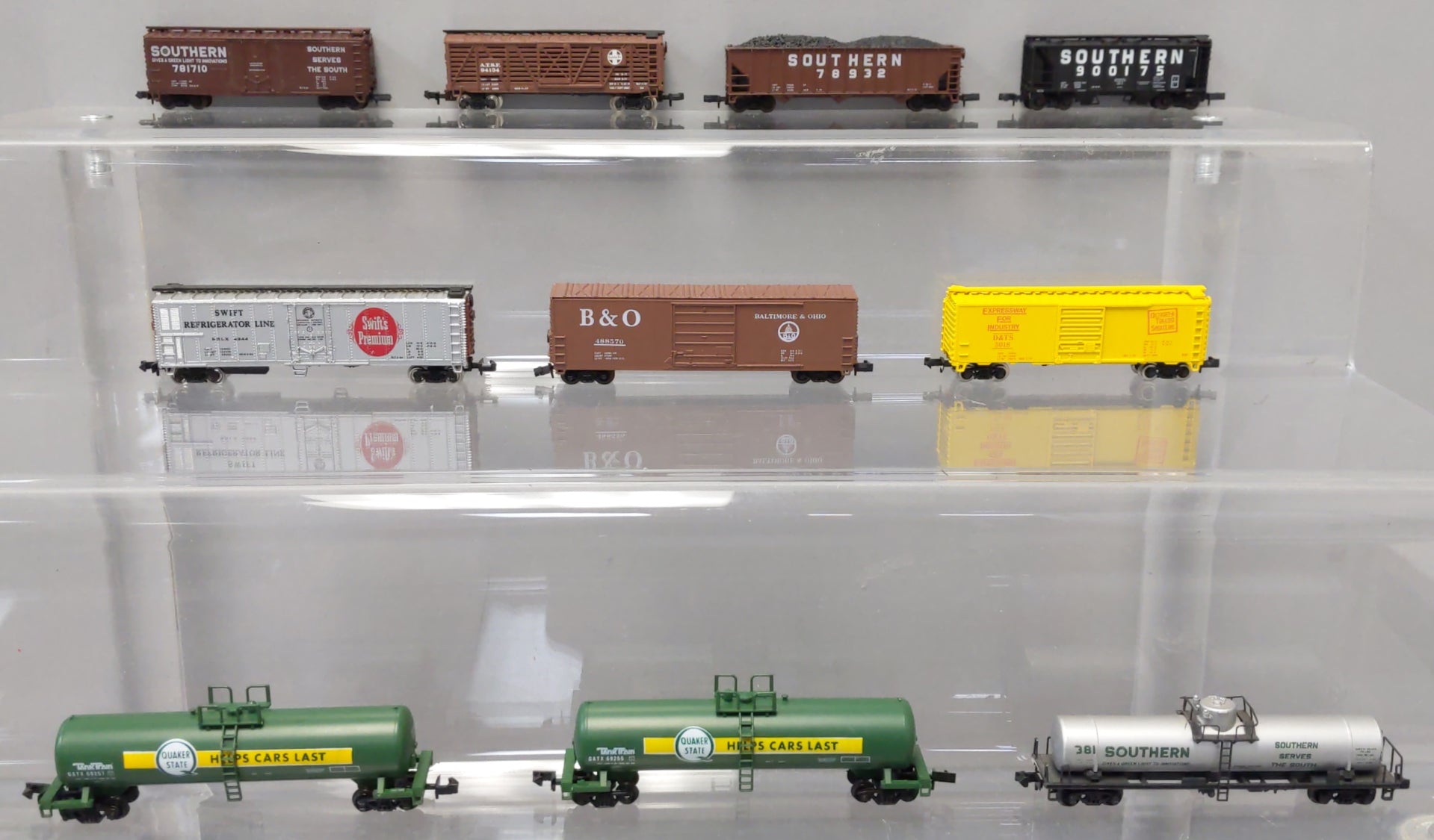 Life-Like & Other N Scale Freight Cars [10] VG