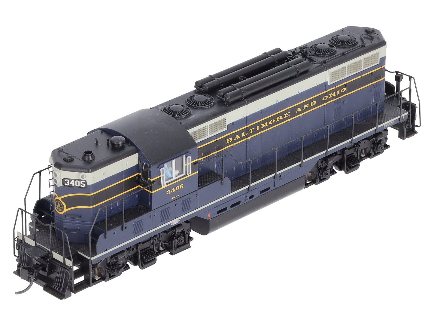 Walthers 920-49103 HO Baltimore & Ohio EMD GP7 Diesel Loco Standard DC #3405