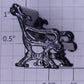 K-Line K42423-11 Skating Pond Dark Brown Park Bench