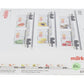 Marklin 47461 HO AAE Cargo Coop Container Flat Car (Set of 3)