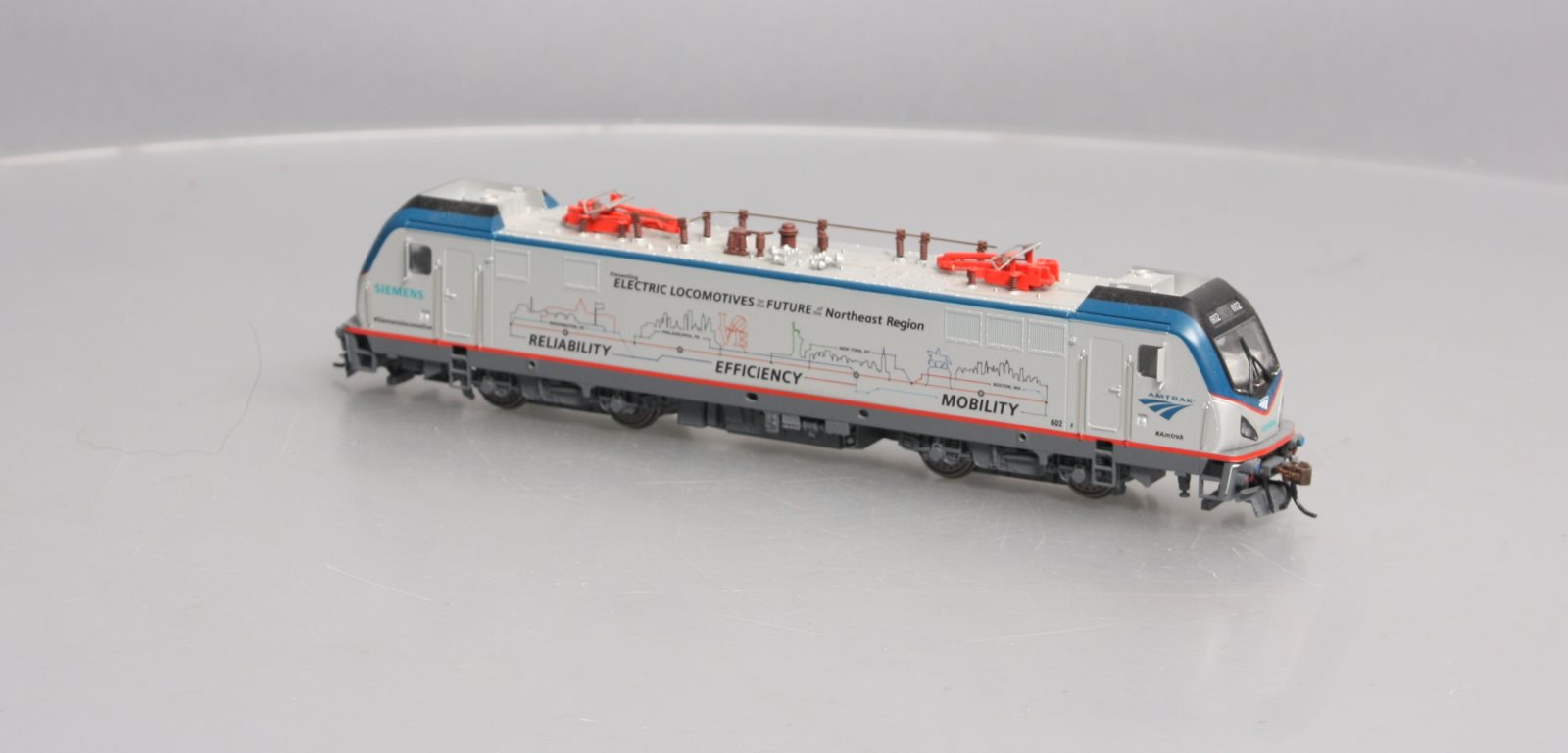 Bachmann 67406 HO Amtrak Siemens ACS-64 Electric Loco with DCC and Sound #602