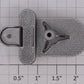 Lionel 16704-45 Gray TV Monitor Camera Stand Fits 60508 16704 3540