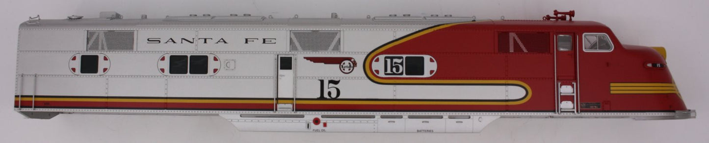 Lionel 24506-2 #15 E-6A Santa Fe Dummy Shell